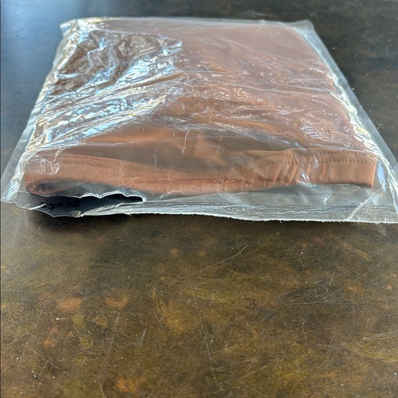 Tankaneo Brown Womens Cropped Strapless Tube Top - Picture 4 of 4